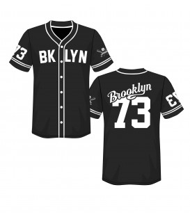 Camiseta estilo Beisbol Negro
