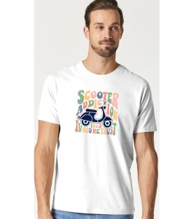 Camiseta Scooter FRAME BLANCO