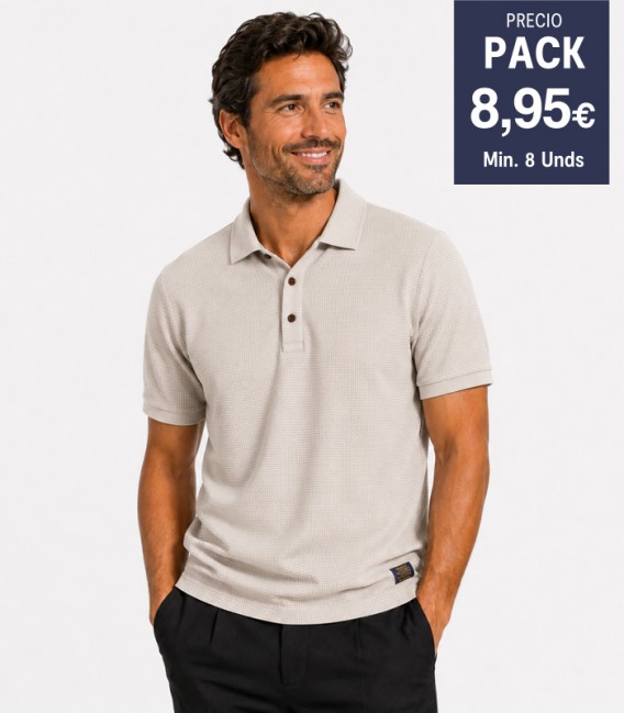 SAN PIETRO WAFFLE POLO
