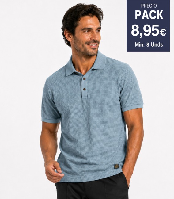 SAN PIETRO WAFFLE POLO