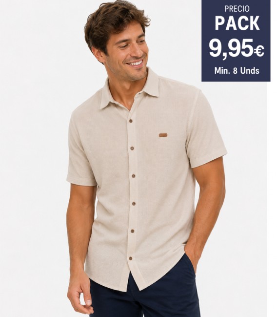 PROCIDA WAFFLE SHIRT