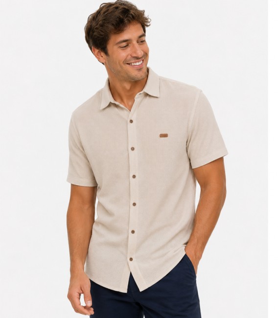 PROCIDA WAFFLE SHIRT