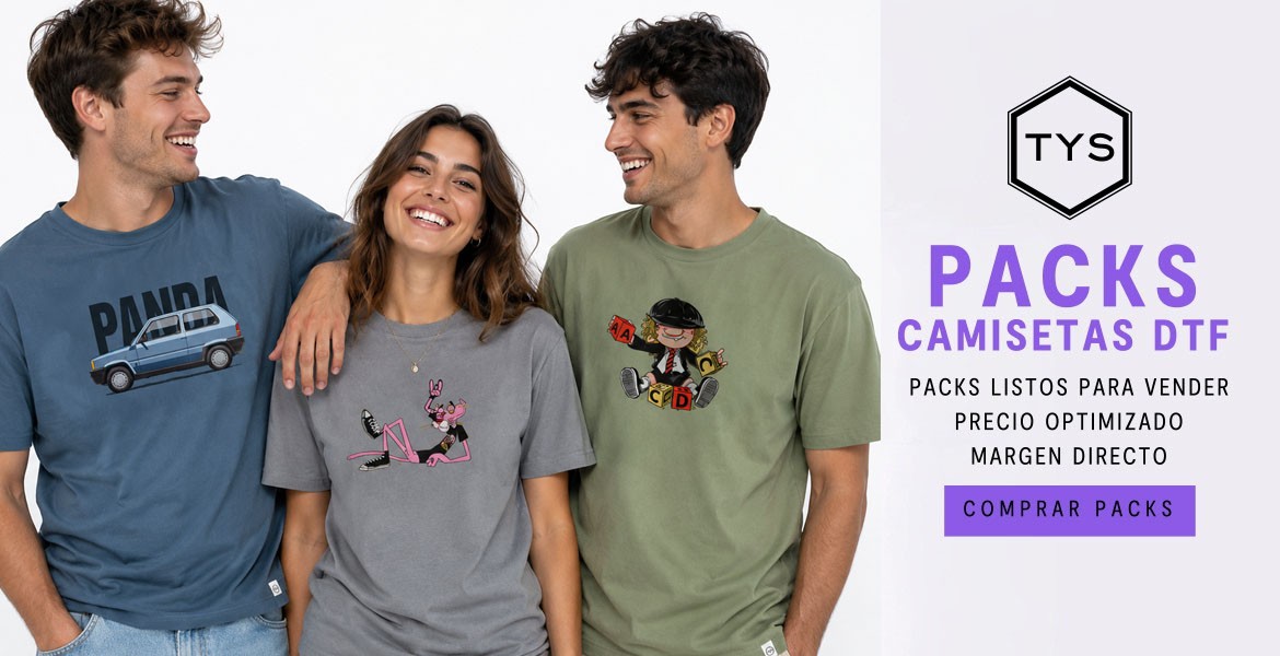 PACKS CAMISETAS DTF